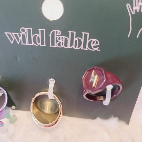 Wild Fable Set of Three Rings New With Packaging - Picture 4 of 7